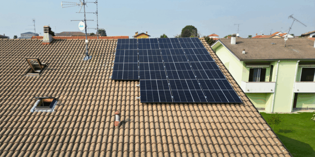 Impianto fotovoltaico domestico da 6,15 kWp a Garbagna Novarese