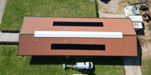 Industrial solar power system with battery storage in Casorezzo