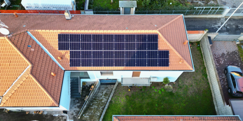 Impianto fotovoltaico domestico da 7,92 kW a Vigevano